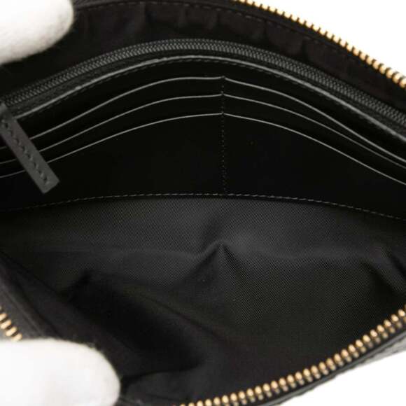GUCCI Authentic Black Leather Shoulder Bag - Picture 4 of 6